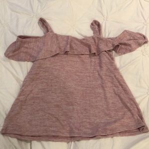 Pink GAP Off the Shoulder Top